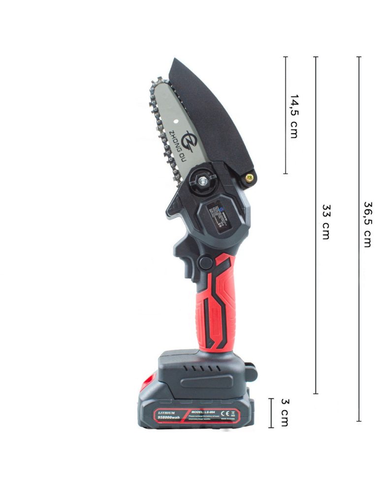 Super Promo: 21V Mini Cordless Chainsaw – 35% Off! - 2 batteries