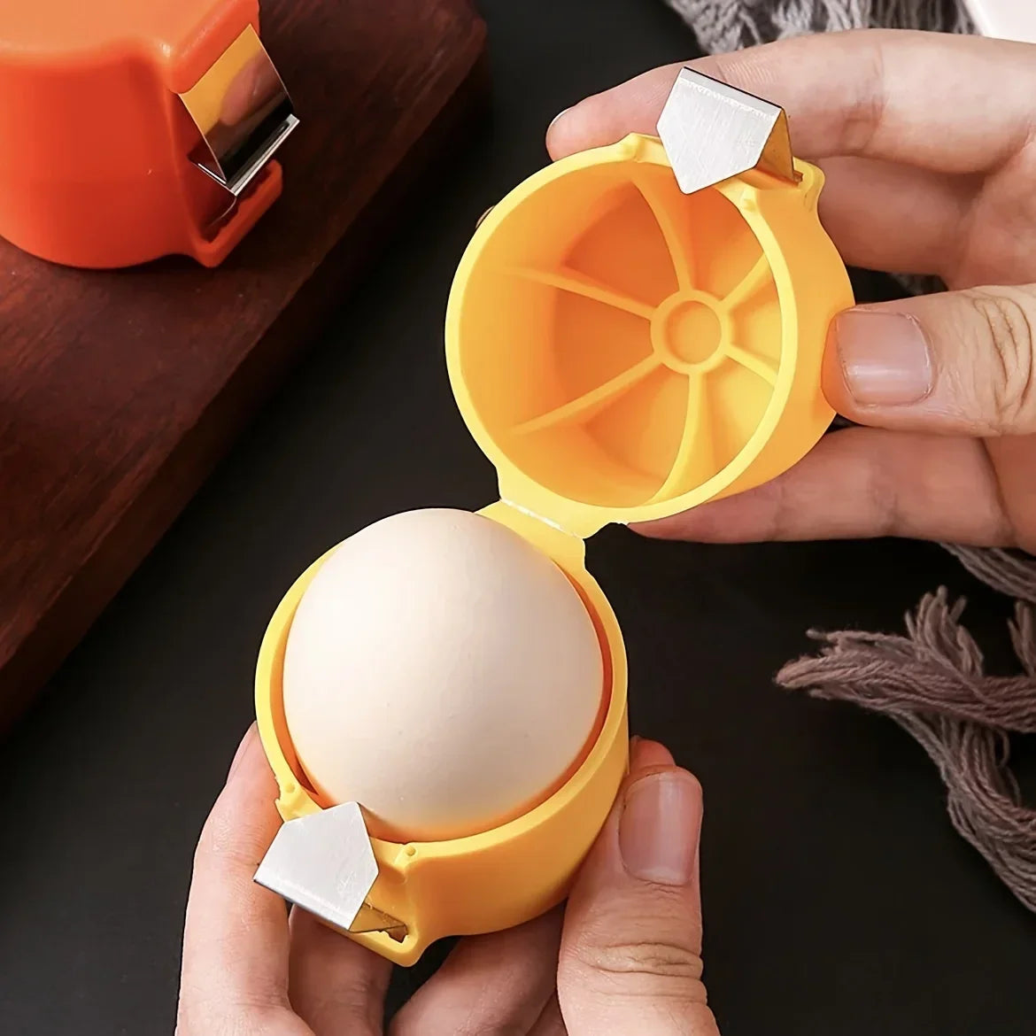 Portable Egg Opener & Quick Egg Beater – Easy Kitchen Egg Sheller - Go Shopping Market