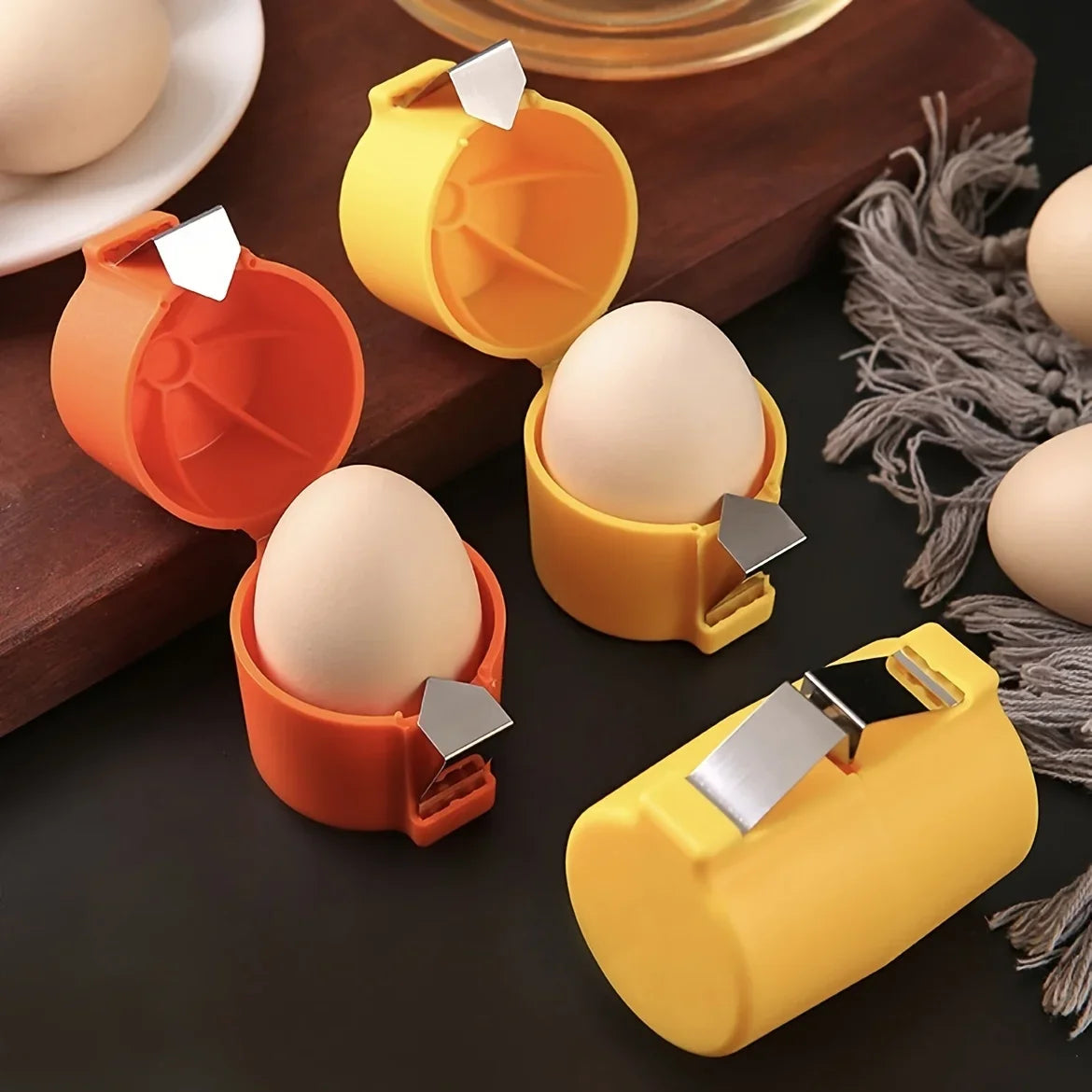 Portable Egg Opener & Quick Egg Beater – Easy Kitchen Egg Sheller - Go Shopping Market