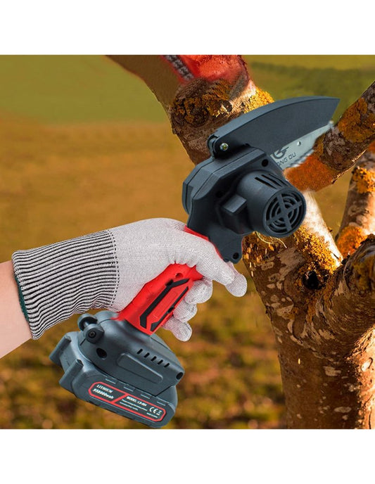 Super Promo: 21V Mini Cordless Chainsaw – 35% Off! - 2 batteries