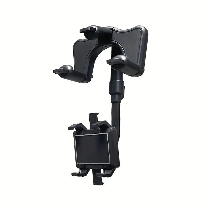 360 Car Phone Holder Rearview Mirror Mount Car Bracket Navigation GPS Stand Foldable Adjustment Mobile Cell Phone Support in Car