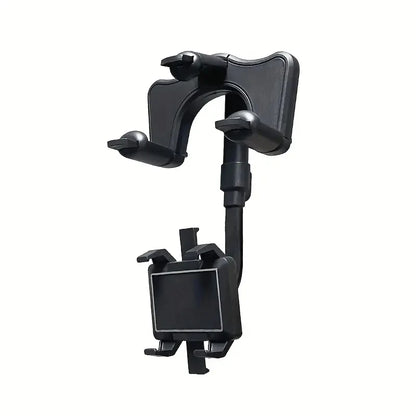 360 Car Phone Holder Rearview Mirror Mount Car Bracket Navigation GPS Stand Foldable Adjustment Mobile Cell Phone Support in Car