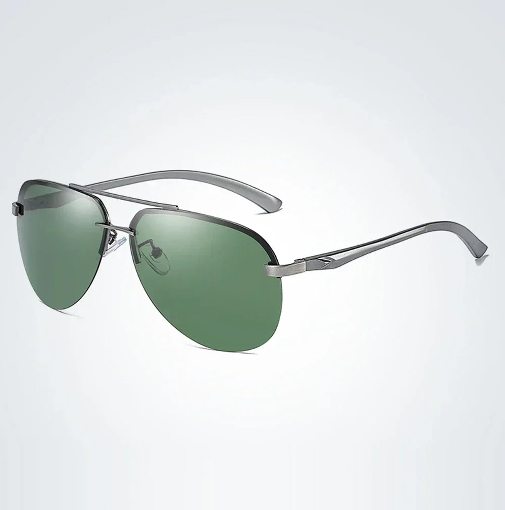 New Polarized Sunglasses Classic Driving Sun Glasses Metal Frame Mirror Lens Sunglasses Men/Women - Go Shopping Market