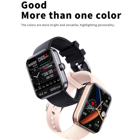 F57L Smart Watch Men Women 24 Hour Heart Rate Sleep Body Temperature Monitoring Bracelet Magnetic Charging With 50+ Sports Modes