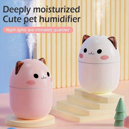 Portable Mini LED Humidifier, USB Dual Aroma Essential Oil Diffuser for Car