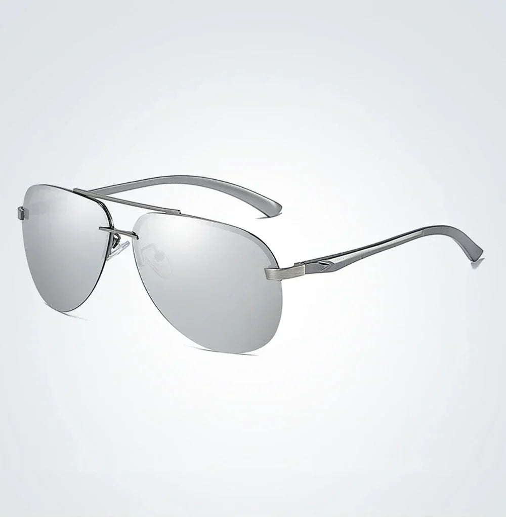 New Polarized Sunglasses Classic Driving Sun Glasses Metal Frame Mirror Lens Sunglasses Men/Women - Go Shopping Market