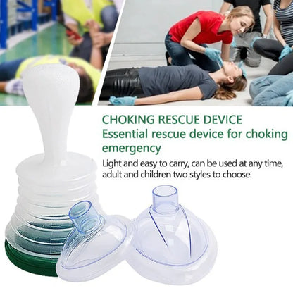 LifeVac Portable First Aid Kit Family Emergency Choking Device Breath Trainer Anti Choking Rescue Device for Adult and Children